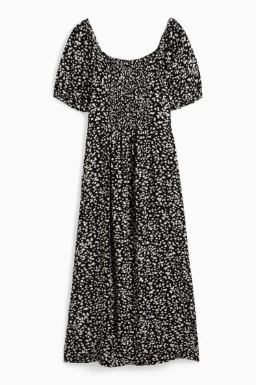 Femmes - Robe de grossesse - à fleurs - noir
