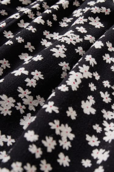Femmes - Robe de grossesse - à fleurs - noir
