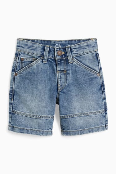 Kinder - Jeans-Shorts - jeansblau