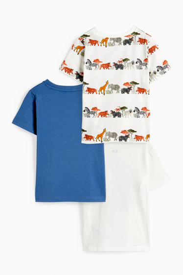 Children - Multipack of 3 - short sleeve t-shirt - white