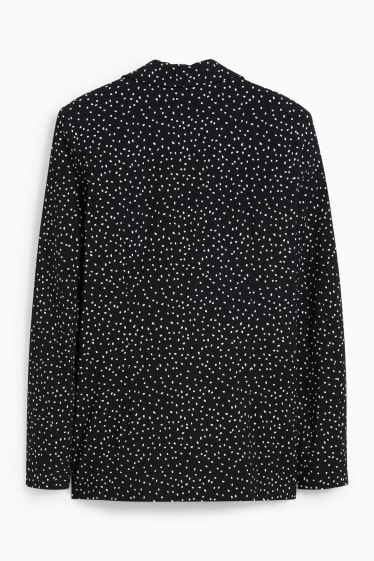 Femmes - Blazer - relaxed fit - à motif - noir