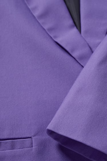 Women - Blazer - relaxed fit - purple
