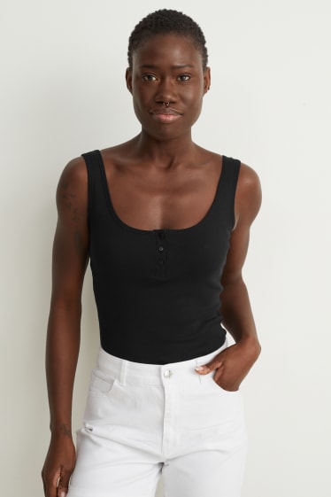 Dames - Basic top - zwart