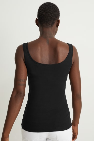 Dames - Basic top - zwart
