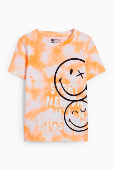 Niños - SmileyWorld® - camiseta de manga corta - naranja