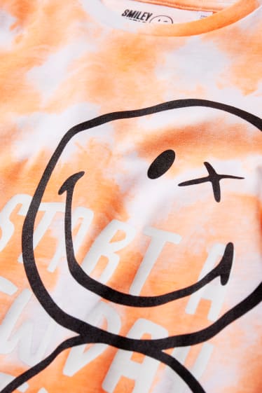 Kinder - SmileyWorld® - Kurzarmshirt - orange