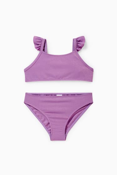 Kinder - Bikini - 2 teilig - violett