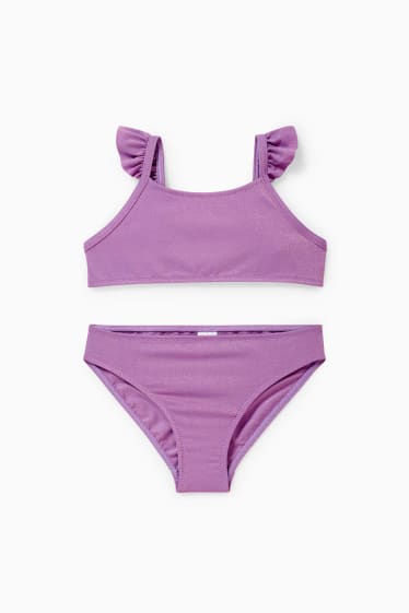 Niños: niñas - Bikini - 2 piezas - violeta
