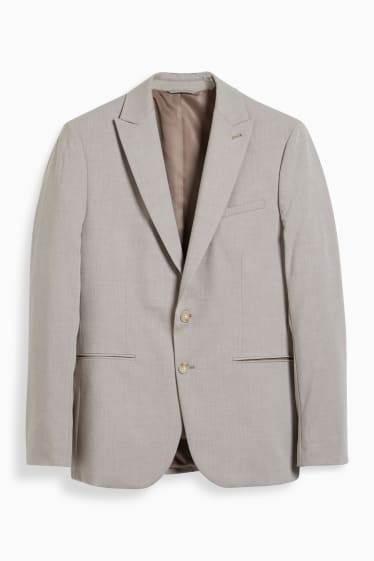 Hommes - Veste de costume - slim fit - beige