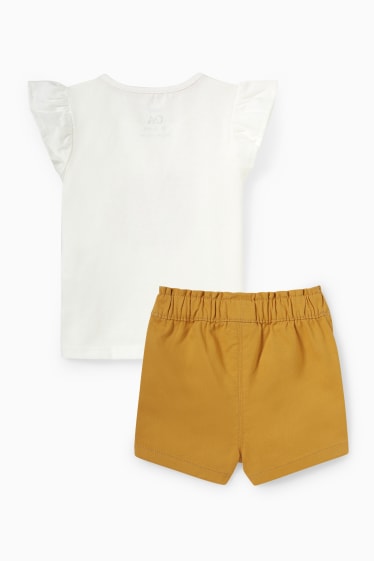 Bébés filles - Ensemble bébé - 2 pièces - blanc crème