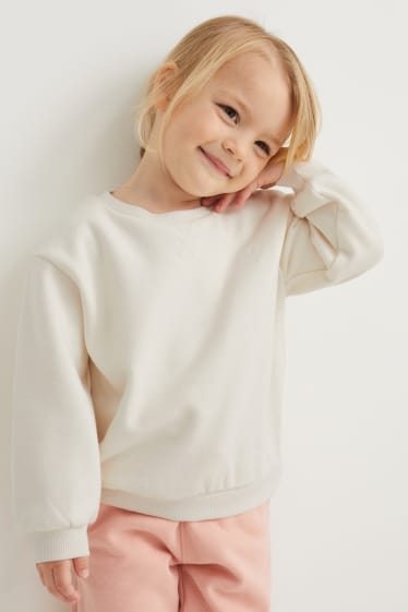 Enfants filles - Sweat - blanc crème
