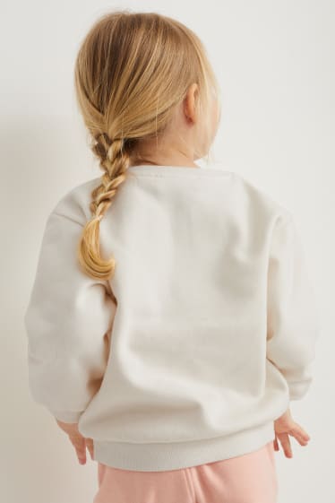 Copii - Bluză de molton - alb-crem