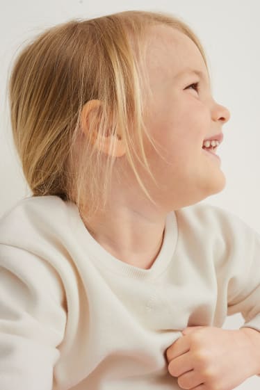 Enfants filles - Sweat - blanc crème