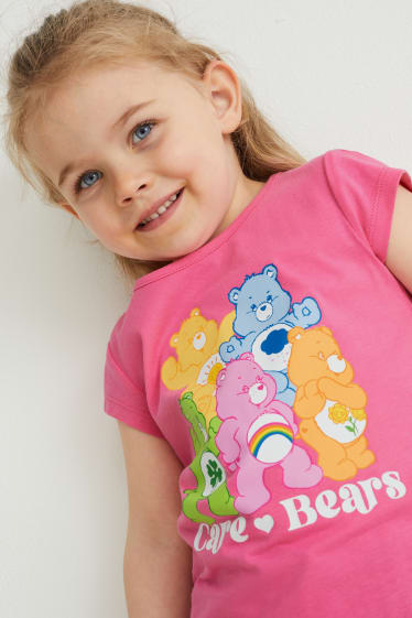 Children Girls - Care Bears - short sleeve T-shirt - pink