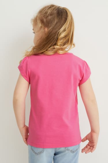 Dzieci - Troskliwe Misie - koszulka z krótkim rękawem - różowy