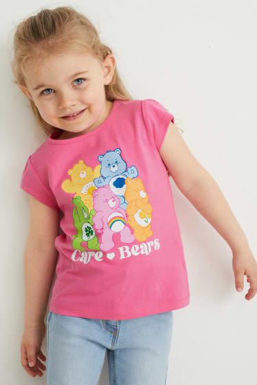 Kinderen - Troetelbeertjes - T-shirt - fuchsiarood