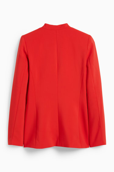 Femmes - Blazer de bureau - cintré - rouge