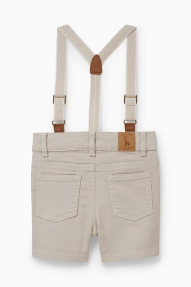 Bébés garçons - Short pour bébé doté de bretelles - beige