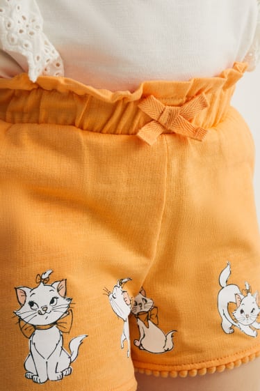 Enfants - Les Aristochats - short en molleton - orange