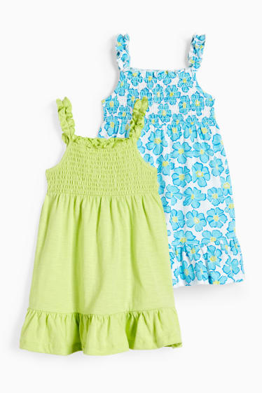 Children Girls - Multipack of 2 - dress - light green