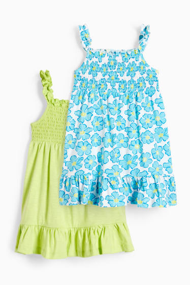 Children Girls - Multipack of 2 - dress - light green