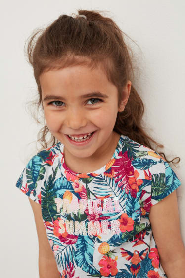 Bambine - T-shirt - bianco crema