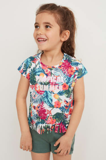 Bambine - T-shirt - bianco crema