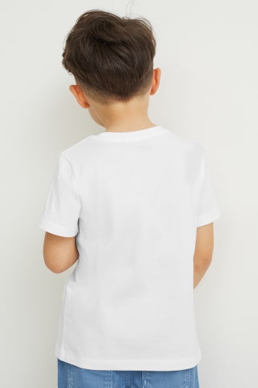 Kinder - Kurzarmshirt - weiß