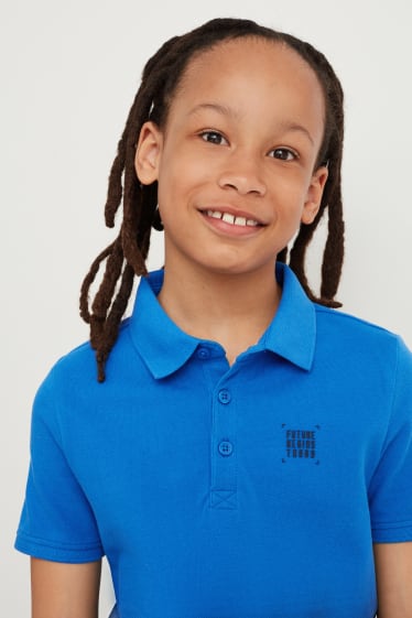 Kinderen - Poloshirt - donkerblauw