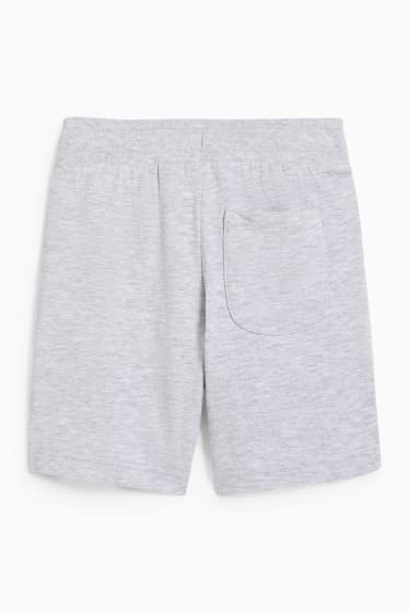 Bambini - Marvel - shorts in felpa - grigio chiaro melange