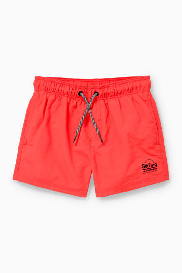Children - Swim shorts - dark orange