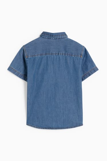 Kinderen - Spijkerblouse - blauw