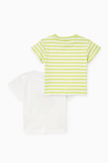 Bambine - Confezione da 2 - t-shirt - bianco