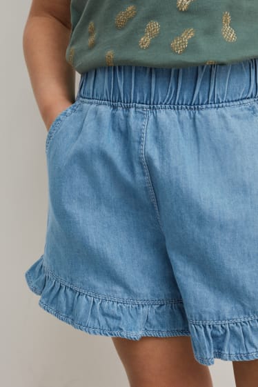 Nena - Texans curts - texà blau clar