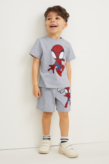 Kinderen - Set van 5 - Marvel - korte broek - donkerblauw