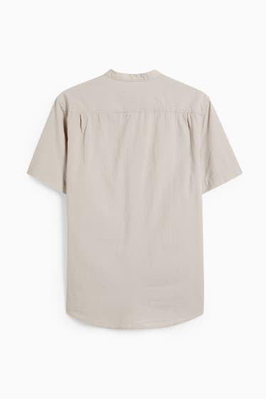 Home - Camisa - regular fit - coll alçat - caixmir