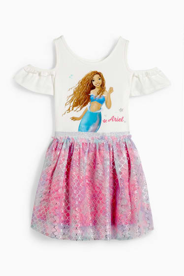 Enfants filles - Arielle - robe - blanc crème