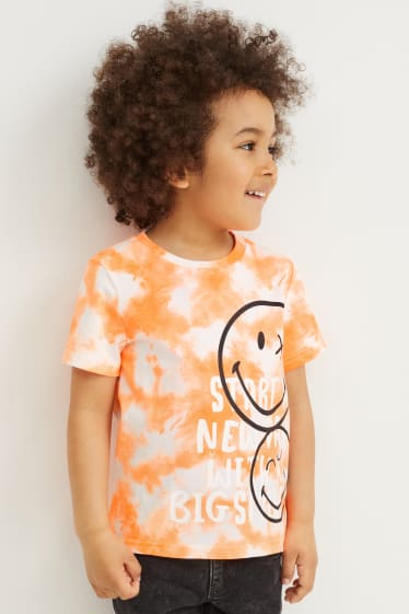 Kinder - SmileyWorld® - Kurzarmshirt - orange