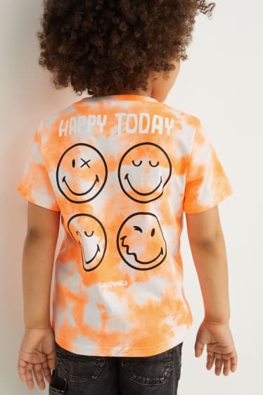 Kinder - SmileyWorld® - Kurzarmshirt - orange