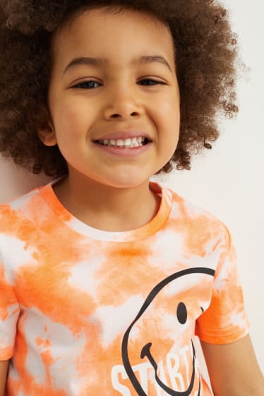 Kinder - SmileyWorld® - Kurzarmshirt - orange