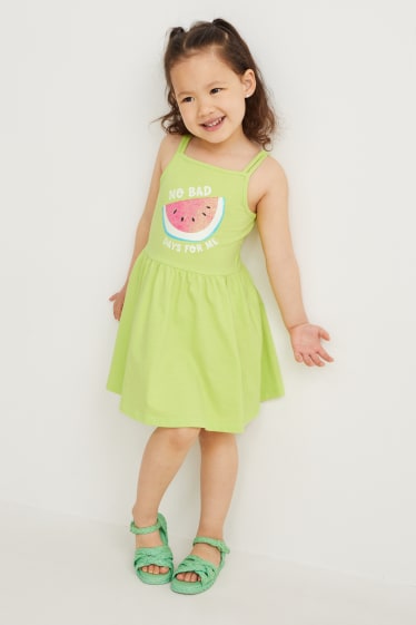Bambine - Confezione da 2 - vestito - verde chiaro