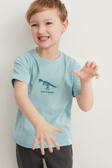 Bambini - Dinosauri - t-shirt - verde menta