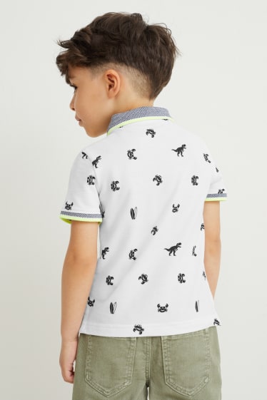 Nen - Polo - estampat - blanc