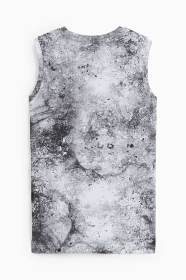 Kinder Jungen - Top - schwarz / weiss