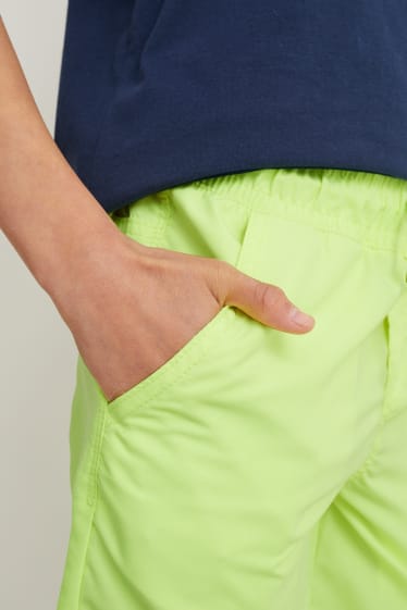 Nen/a - Paquet de 2 - pantalons curts - groc fluorescent
