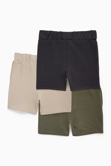 Bébés - Lot de 3 - shorts pour bébé - bleu foncé