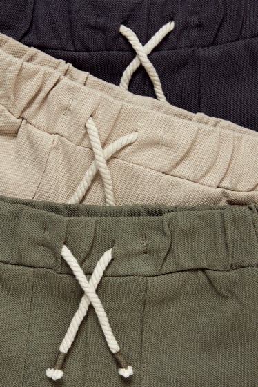 Bébés garçons - Lot de 3 - shorts pour bébé - bleu foncé
