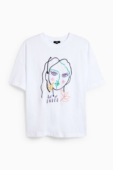 Femmes - T-shirt - blanc