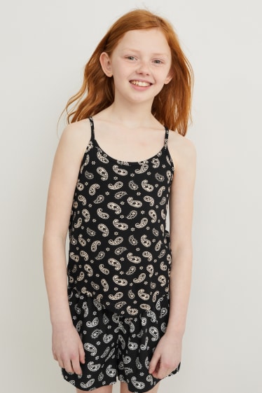 Enfants filles - Caraco - noir