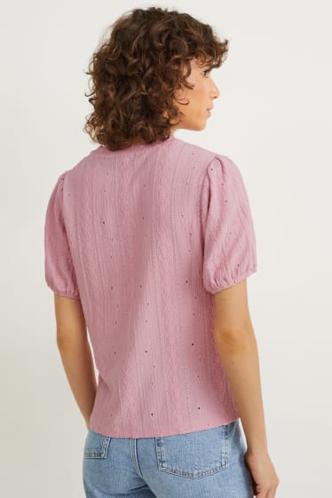 Dona - Samarreta de màniga curta - rosa fosc